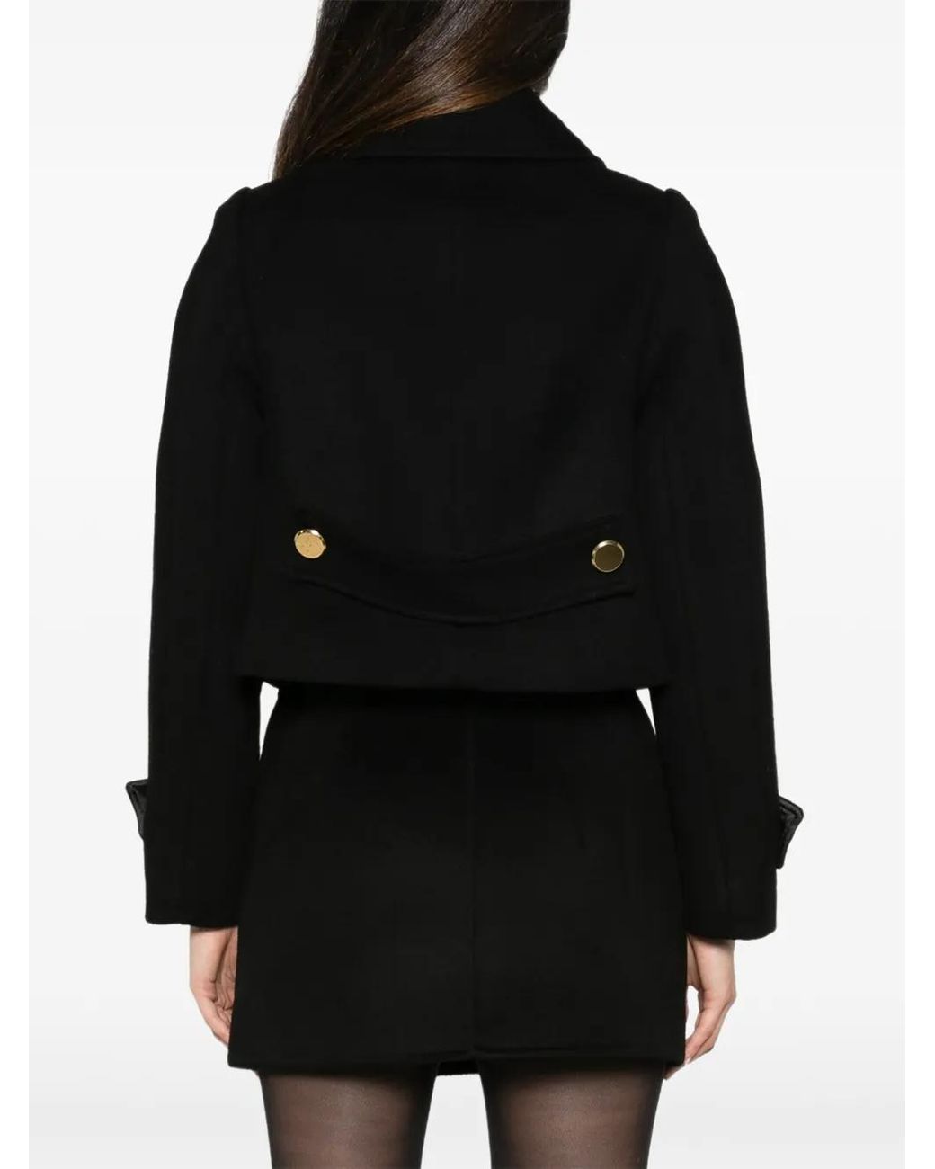 Chaqueta Corta Con Botones P.A.R.O.S.H. de color Black