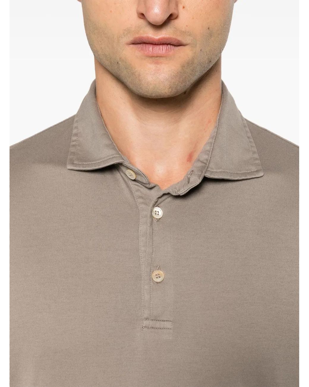 Polo Zero Fedeli de hombre de color Gray