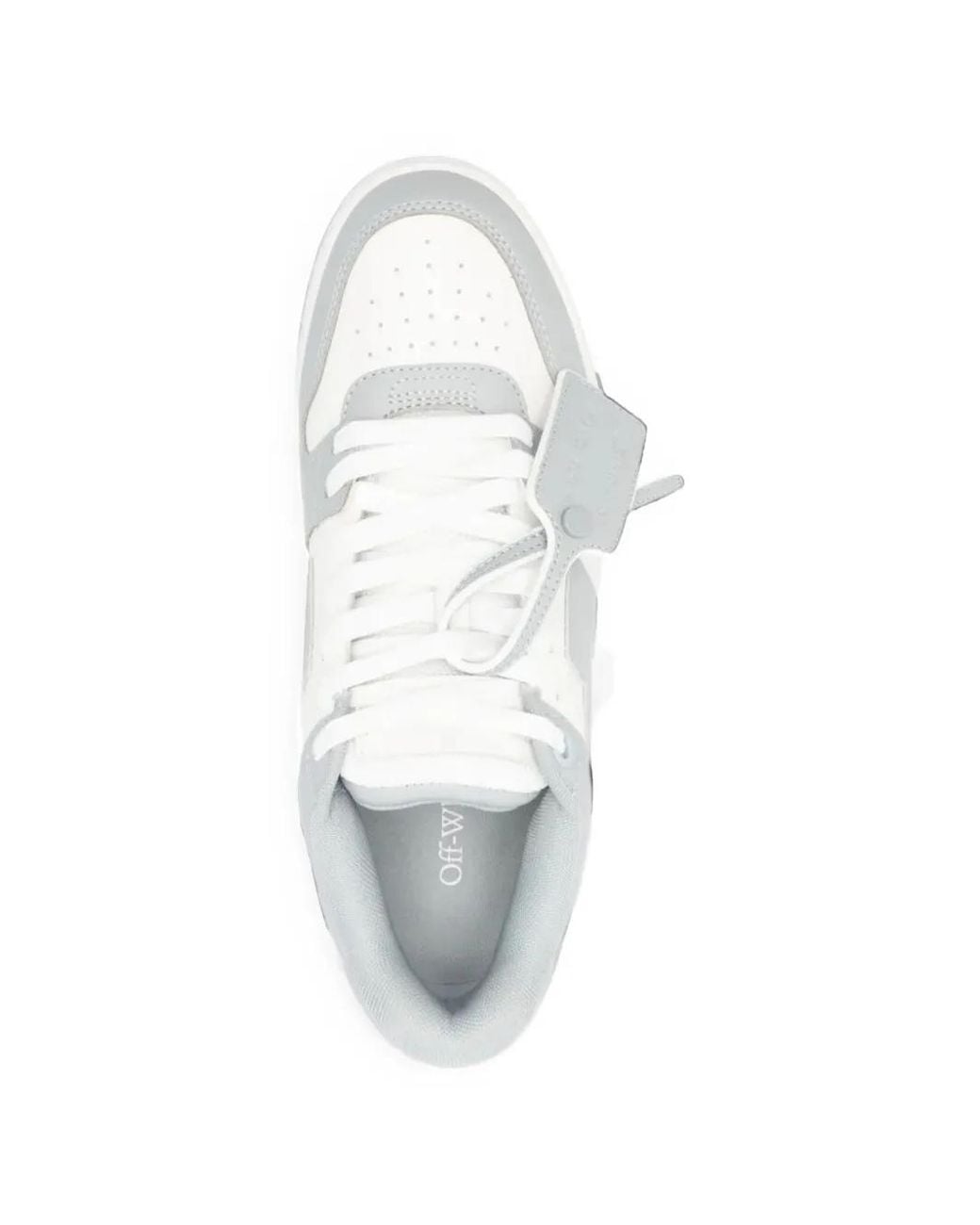 Off-White c/o Virgil Abloh White Out Of Office Leather Sneakers for men
