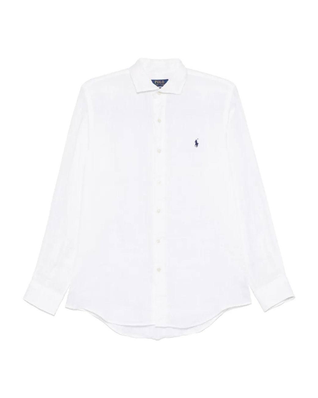 Polo Ralph Lauren Linen Shirt in White for Men | Lyst