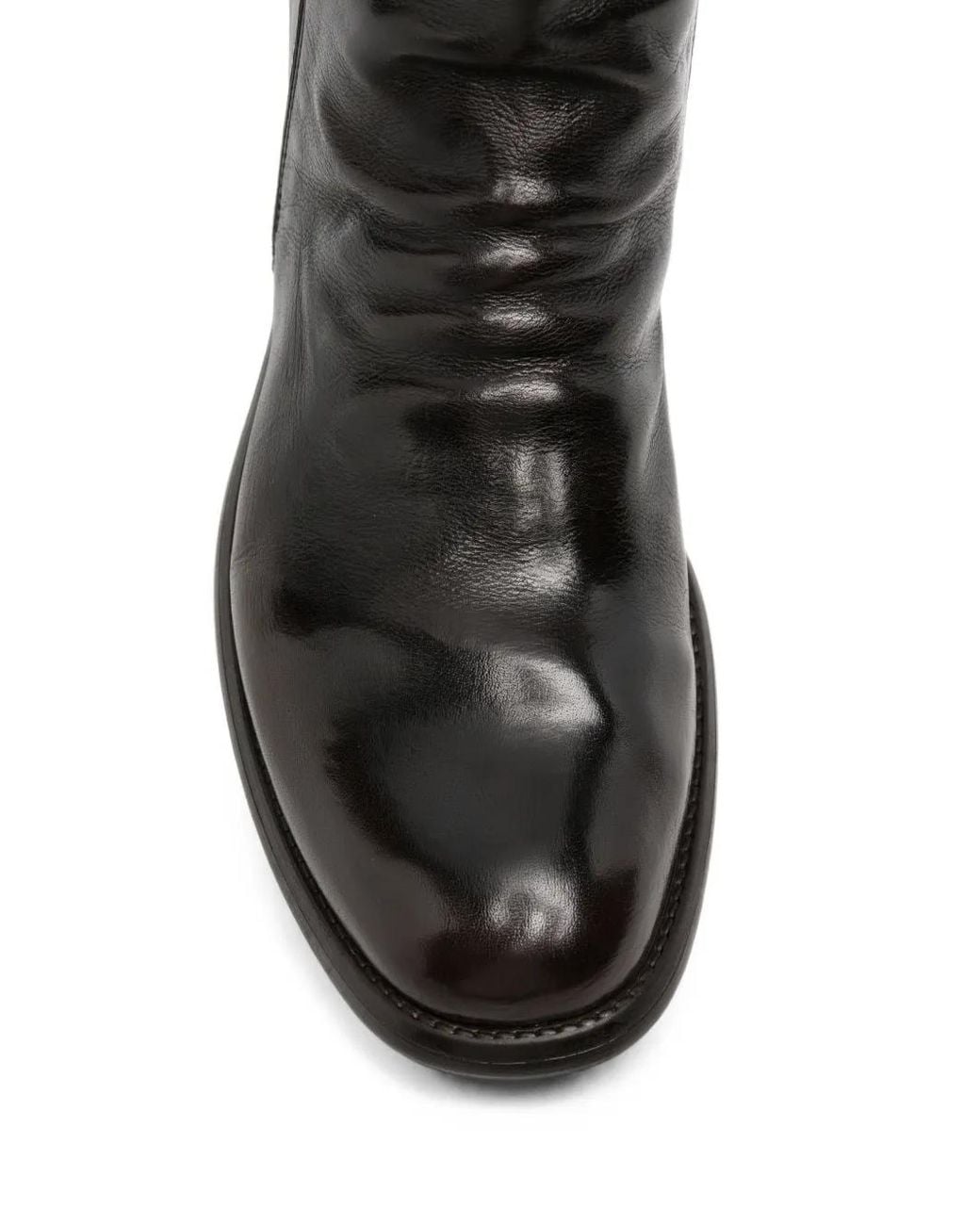 Officine Creative Black Chronicle 042 Zip-Up Boots for men