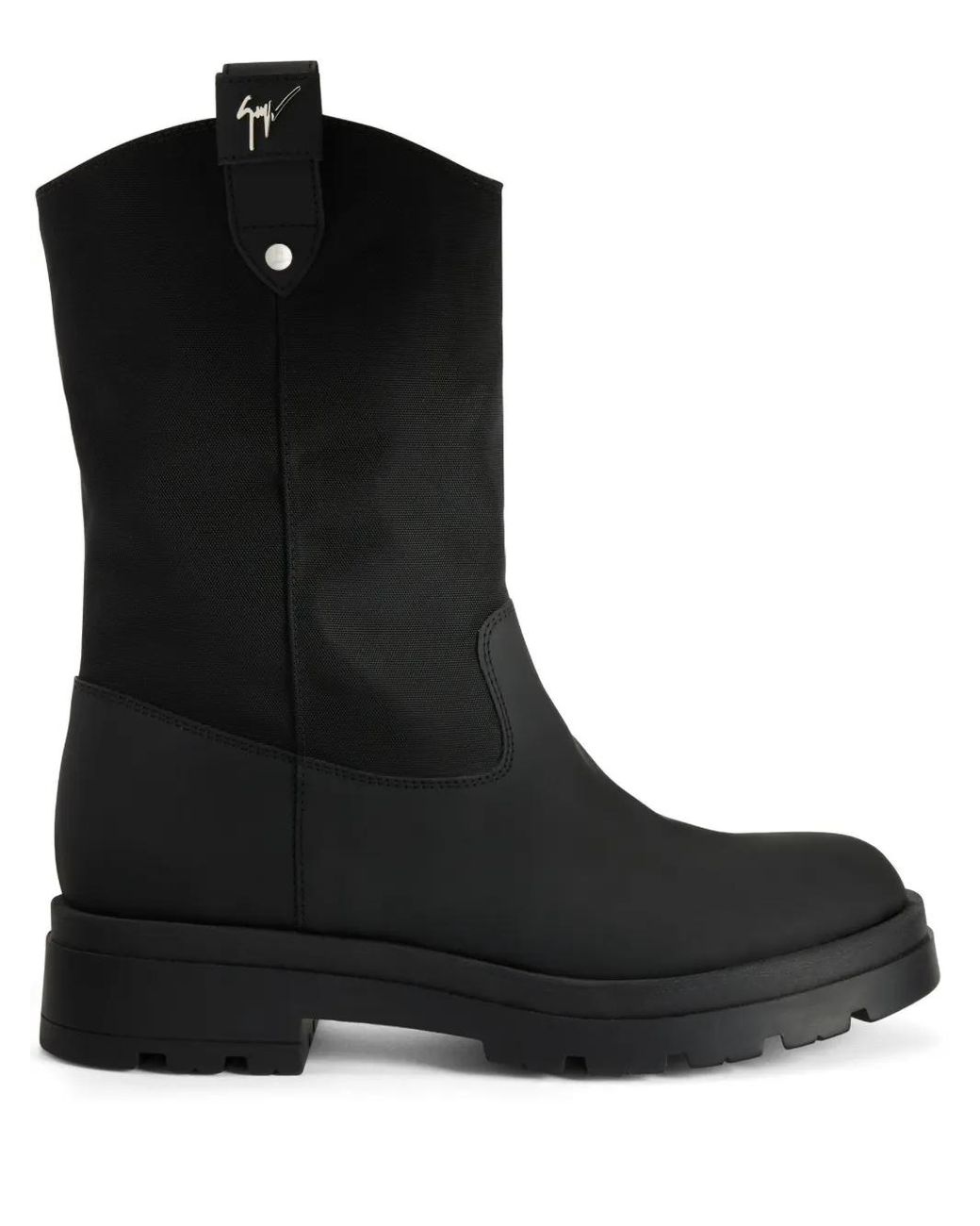 Giuseppe Zanotti Black Aldrien Combat Boots for men