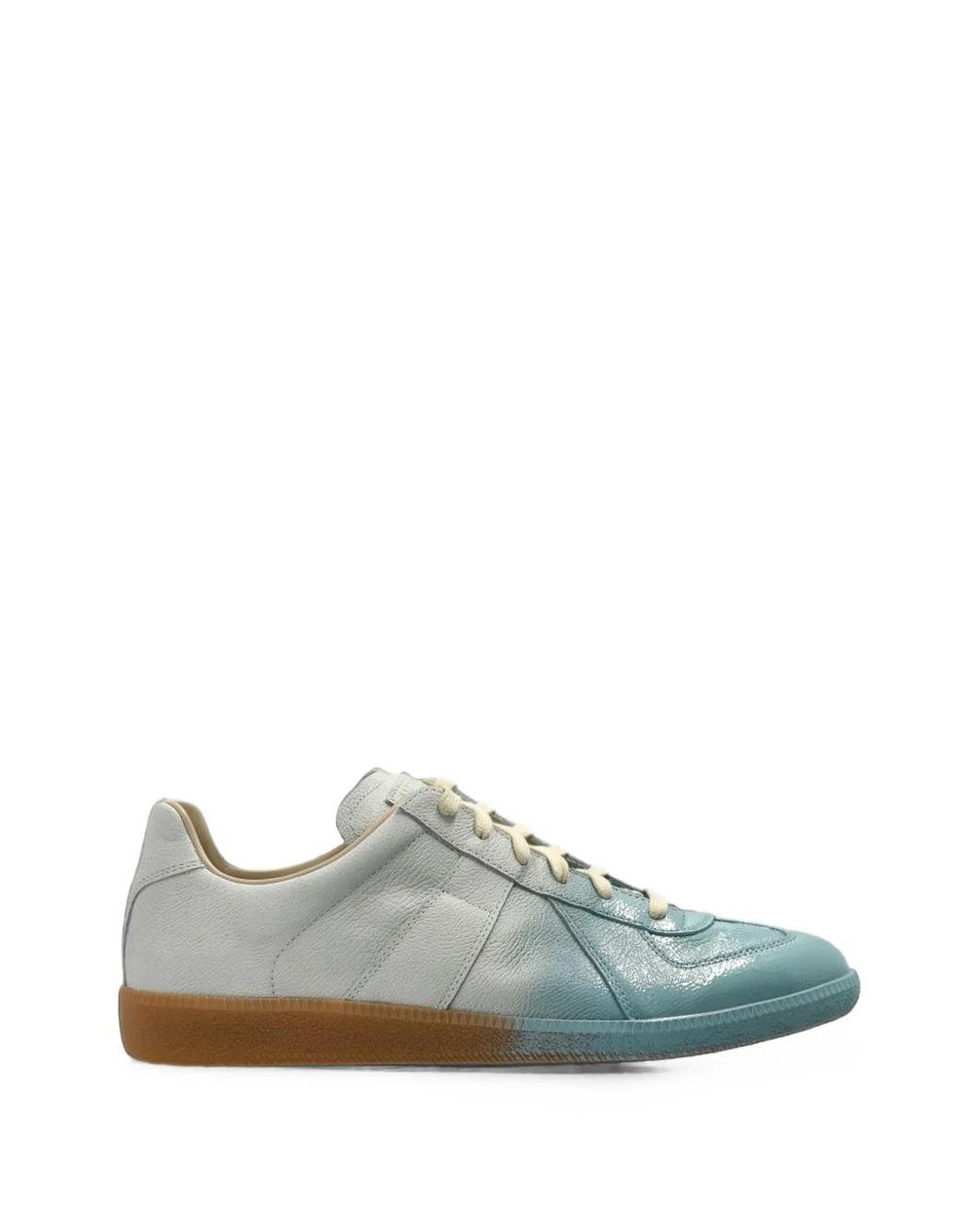 Maison Margiela Green Replica Dip-Dye Sneakers