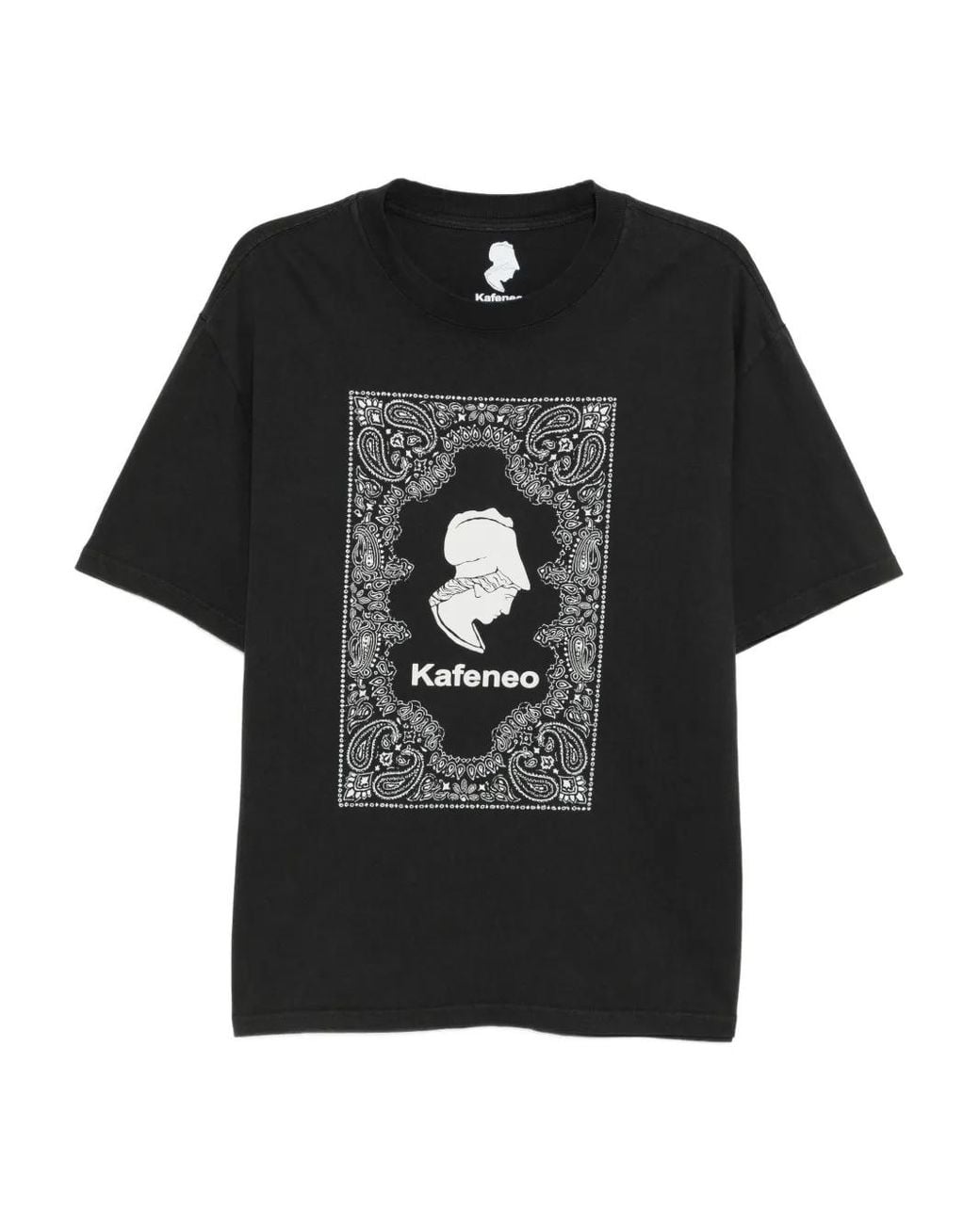 Kafeneo by TBF Black Graphic Print T-Shirt for men