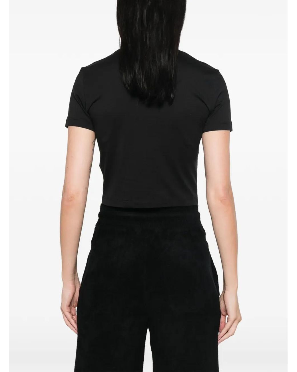 Amiri Black T-Shirt À Col V