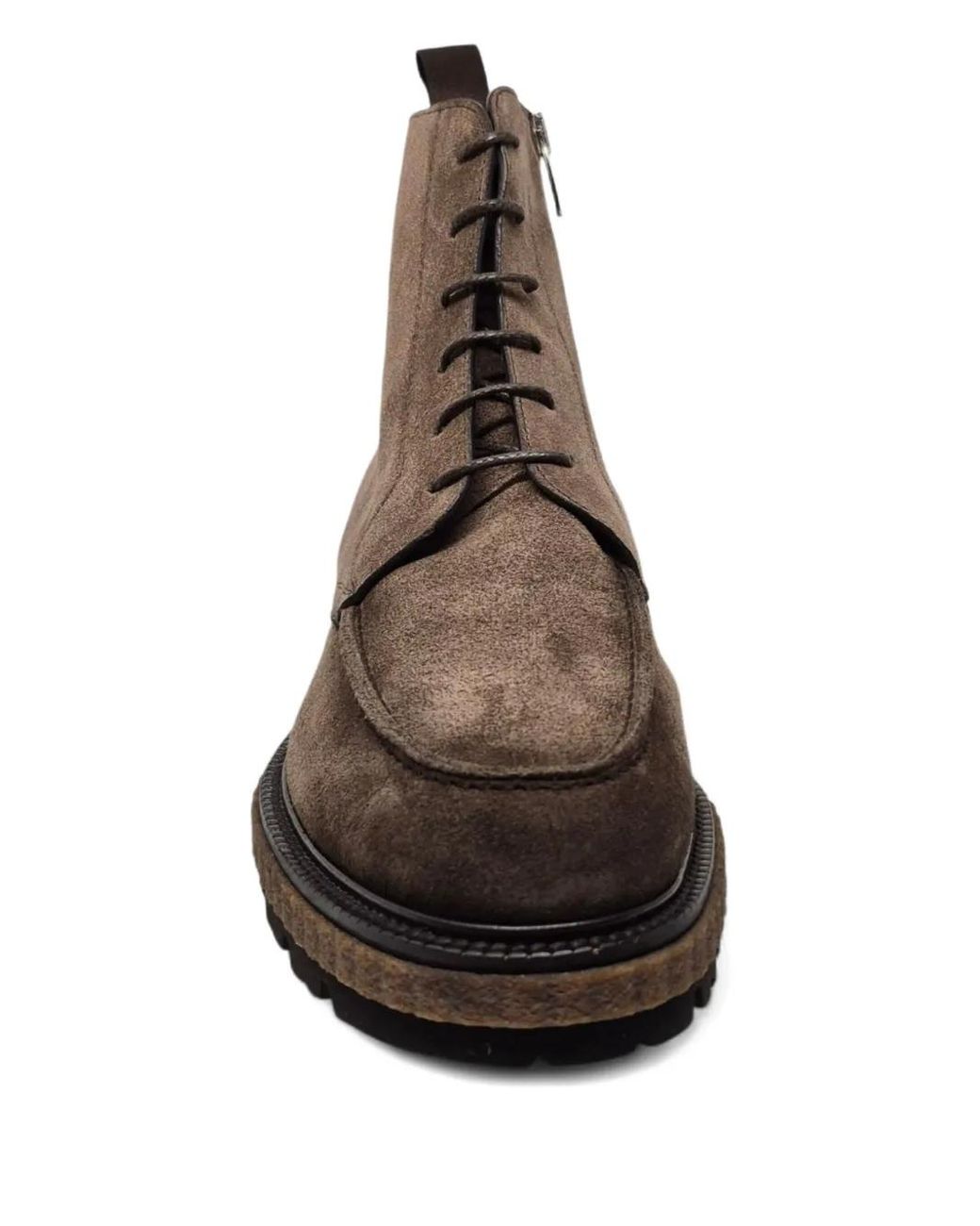 Neil Barrett Brown Lace-Up Suede Boots for men