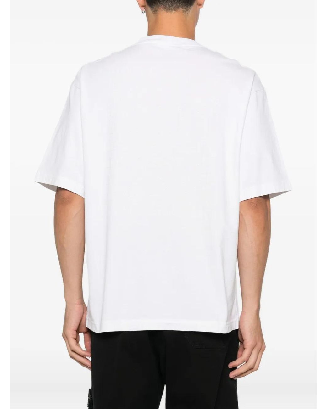 Stone Island White T-Shirt for men