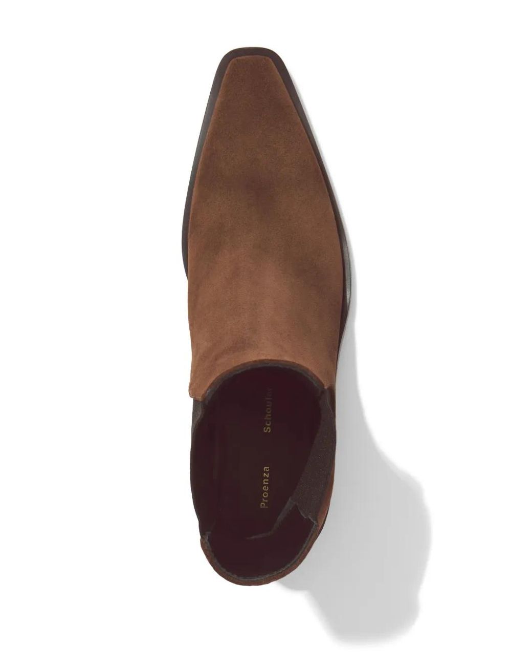 Proenza Schouler Brown Bronco Suede Chelsea Boots