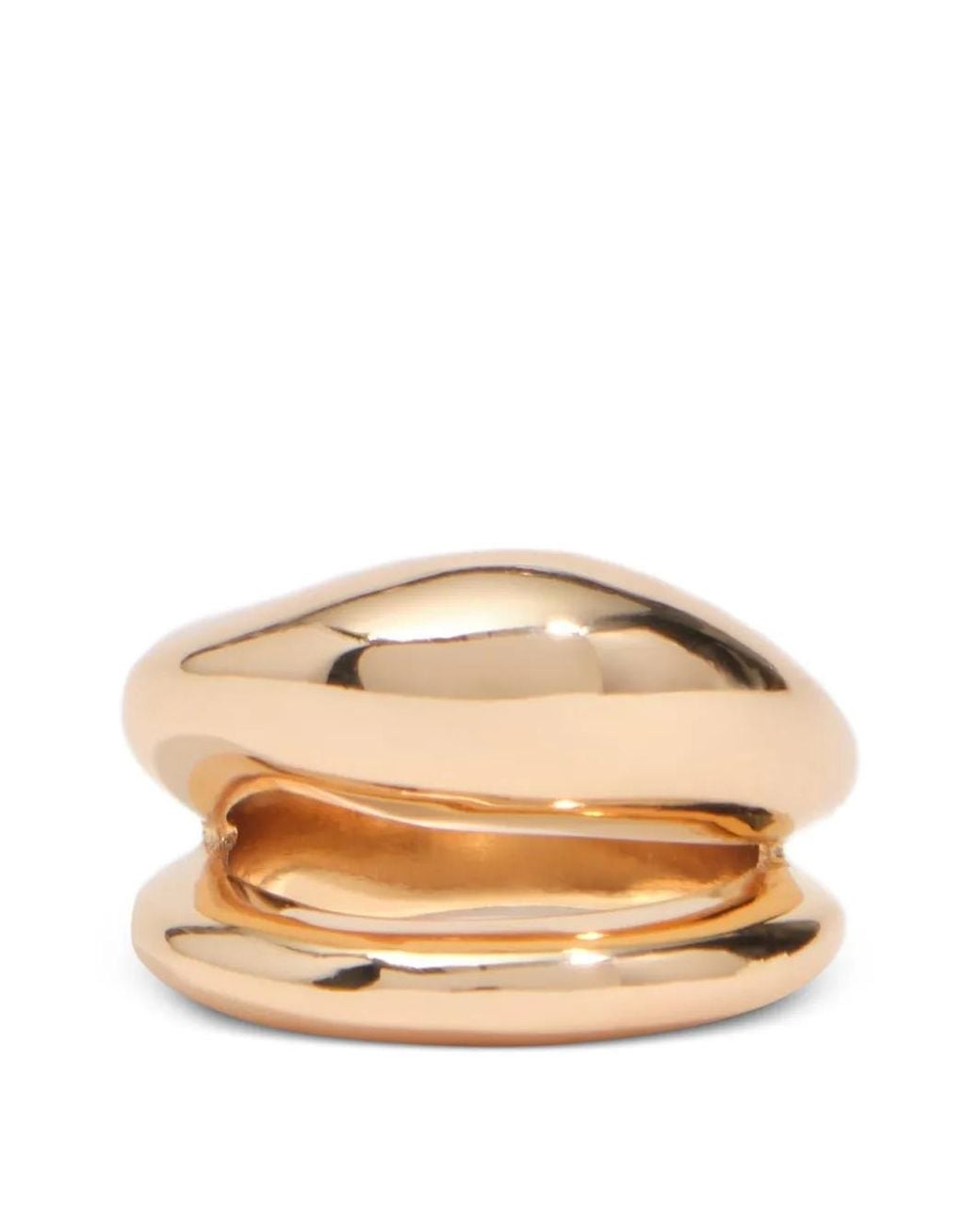 Bimba Y Lola Natural Two-Band Irregular-Tone Ring