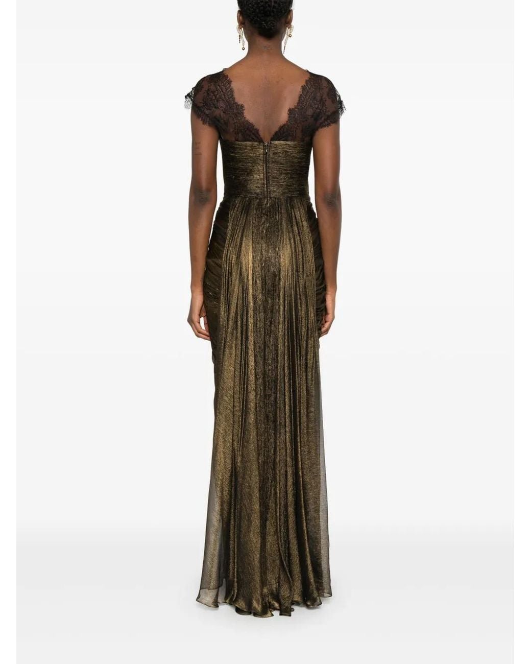 IRIS SERBAN Green Cindy Maxi Dress