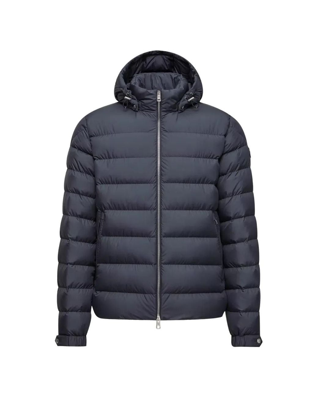 Moncler Blue Arneb Hooded Puffer Jacket for men
