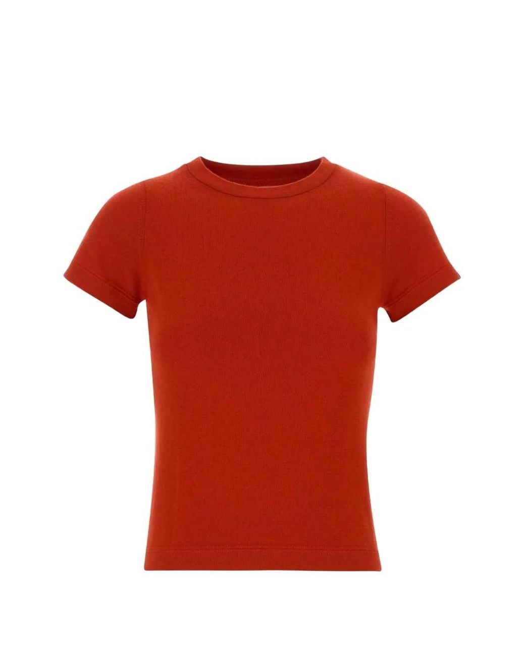 Extreme Cashmere Red N°292 America Knit T-Shirt