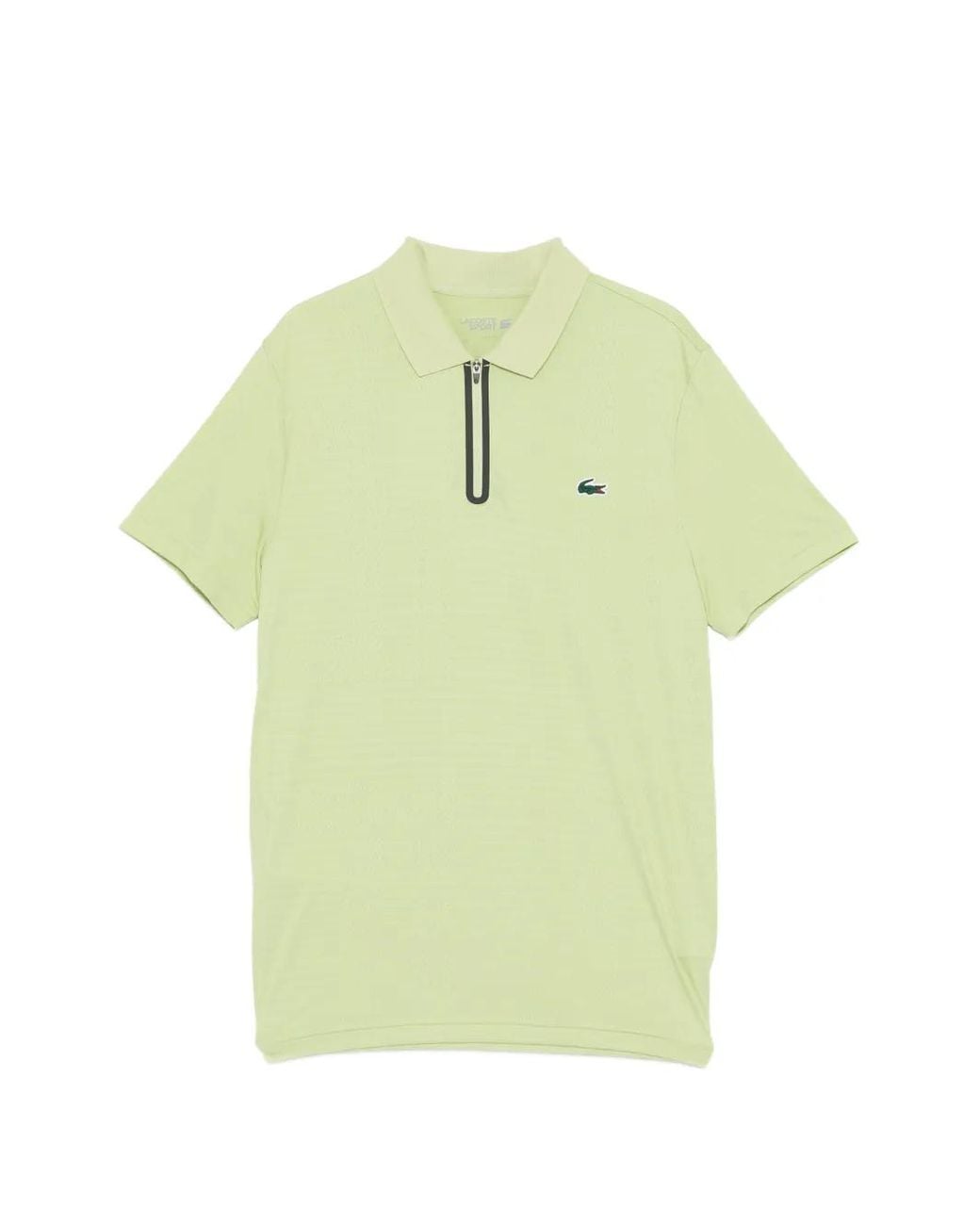 Lacoste Green Polo Tennis En Jacquard for men