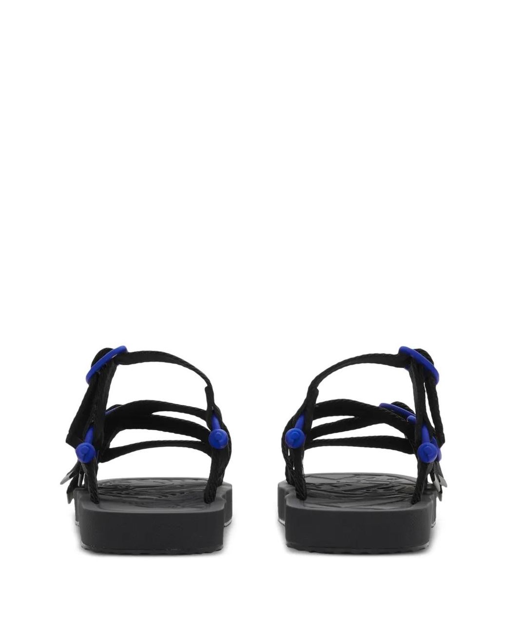 Burberry Blue Nylon Strap Sandals for men