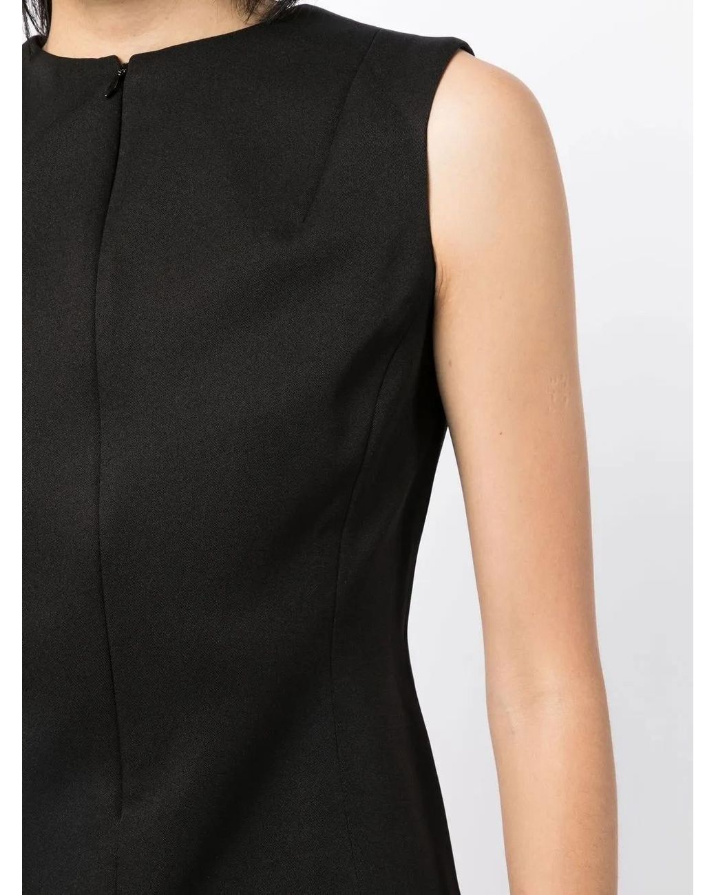 Martine Rose Black Reverse Detail Sleeveless Top