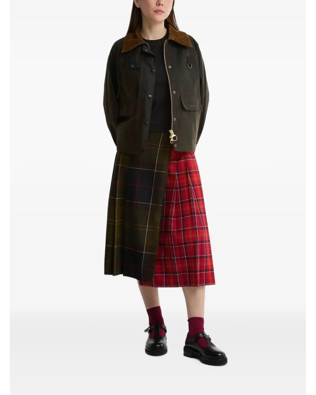 Barbour Black Spey Waxed Jacket