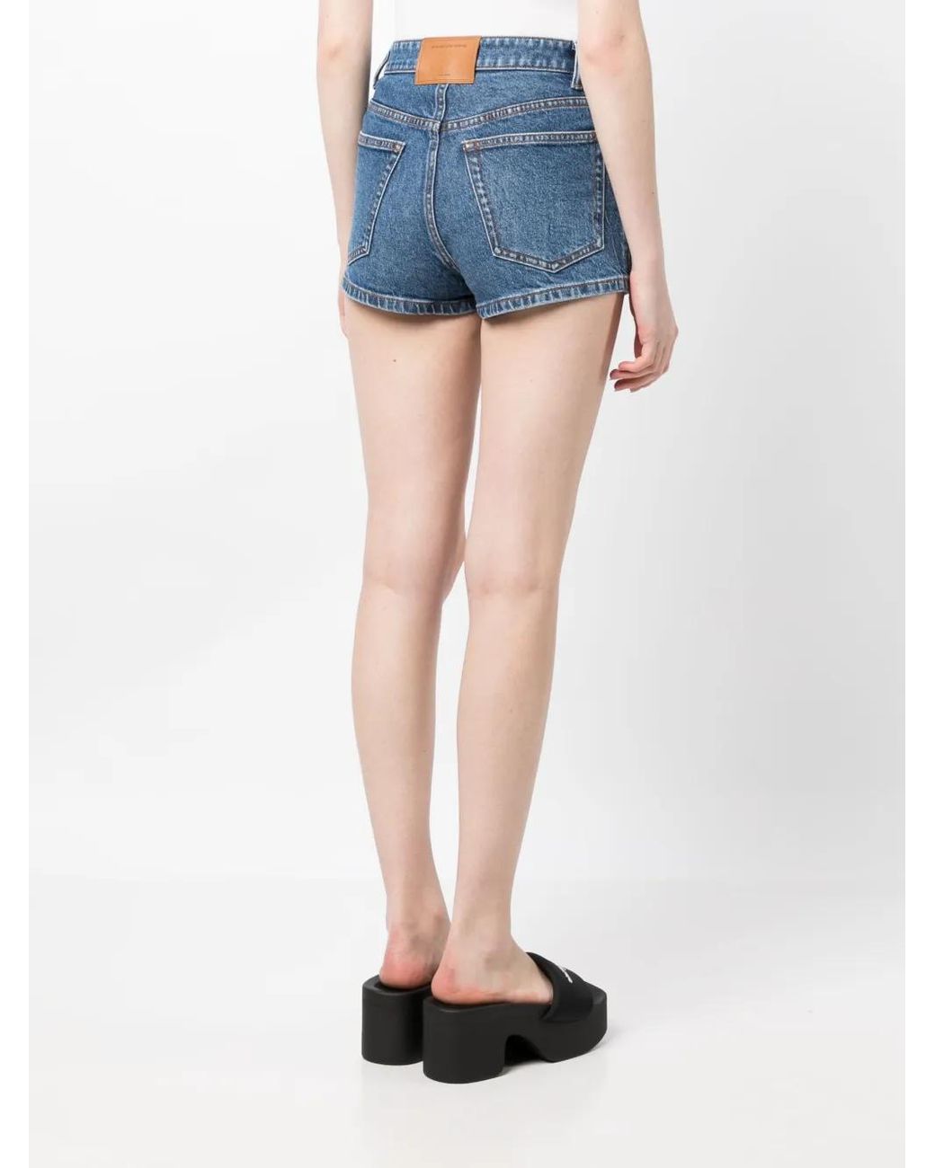 Alexander Wang Blue Denim Skort