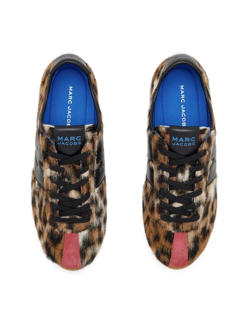 Marc Jacobs Brown Leopard Faux Fur 400 Bleecker Sneakers