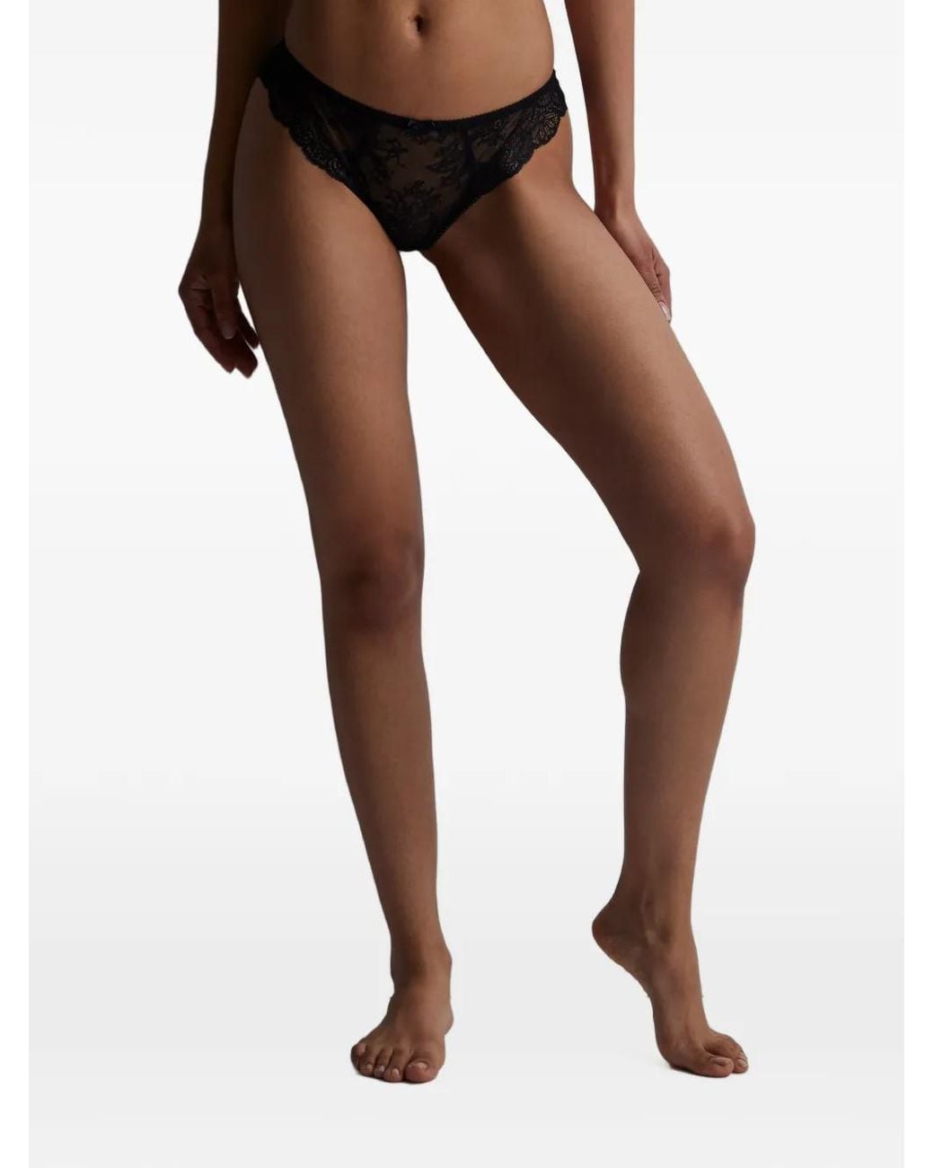 Aubade Black Danse Des Sens Lace Briefs