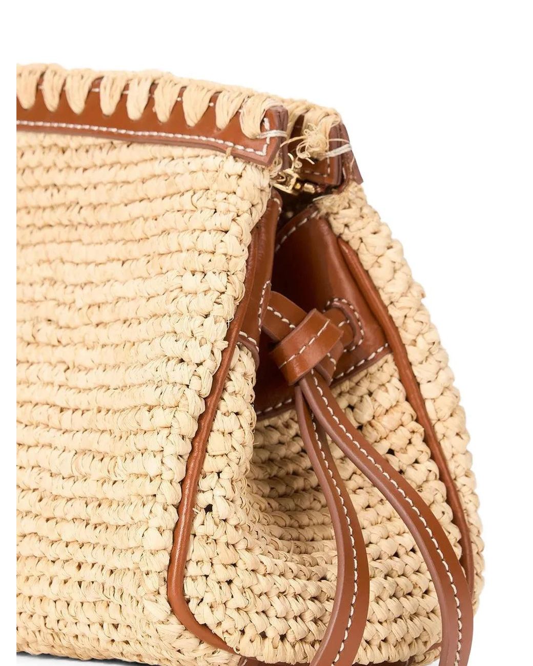 Staud Natural Maude Convertible Clutch Bag