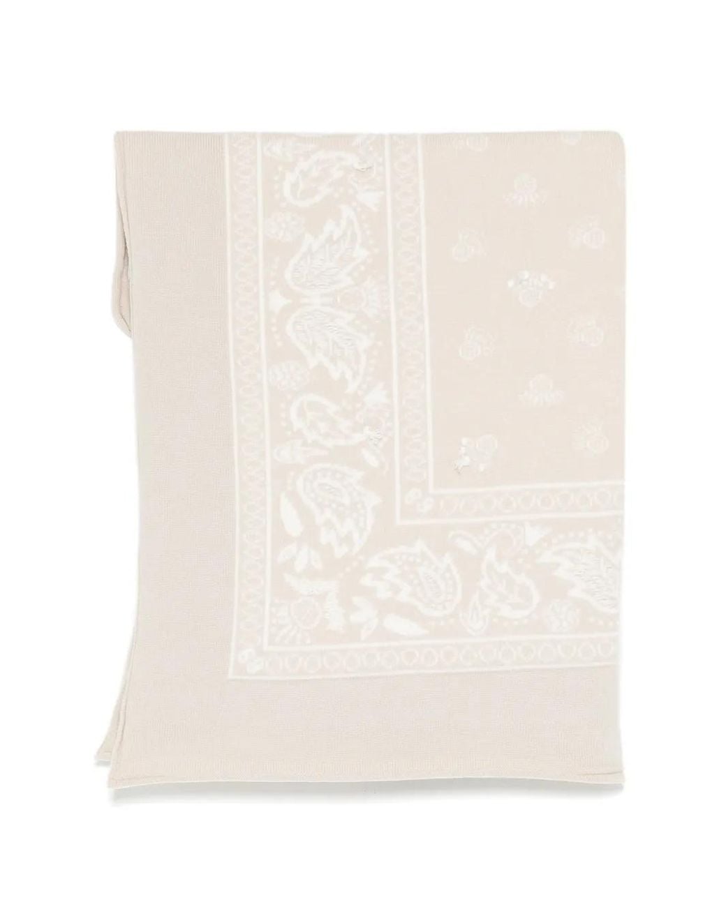 Barrie White Foulard En Maille À Motif Cachemire