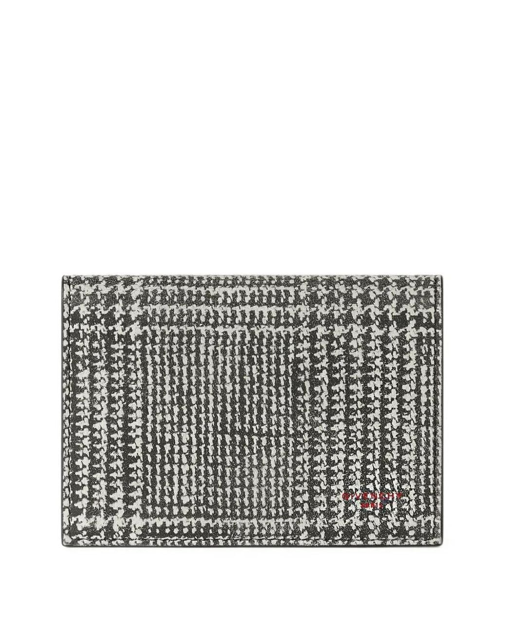 Givenchy Gray Flap Card Holder for men