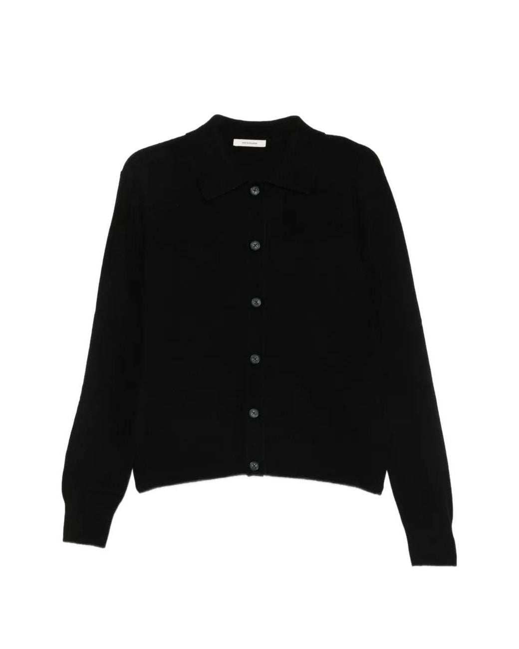 Entire studios Black Button-Up Collar Cardigan