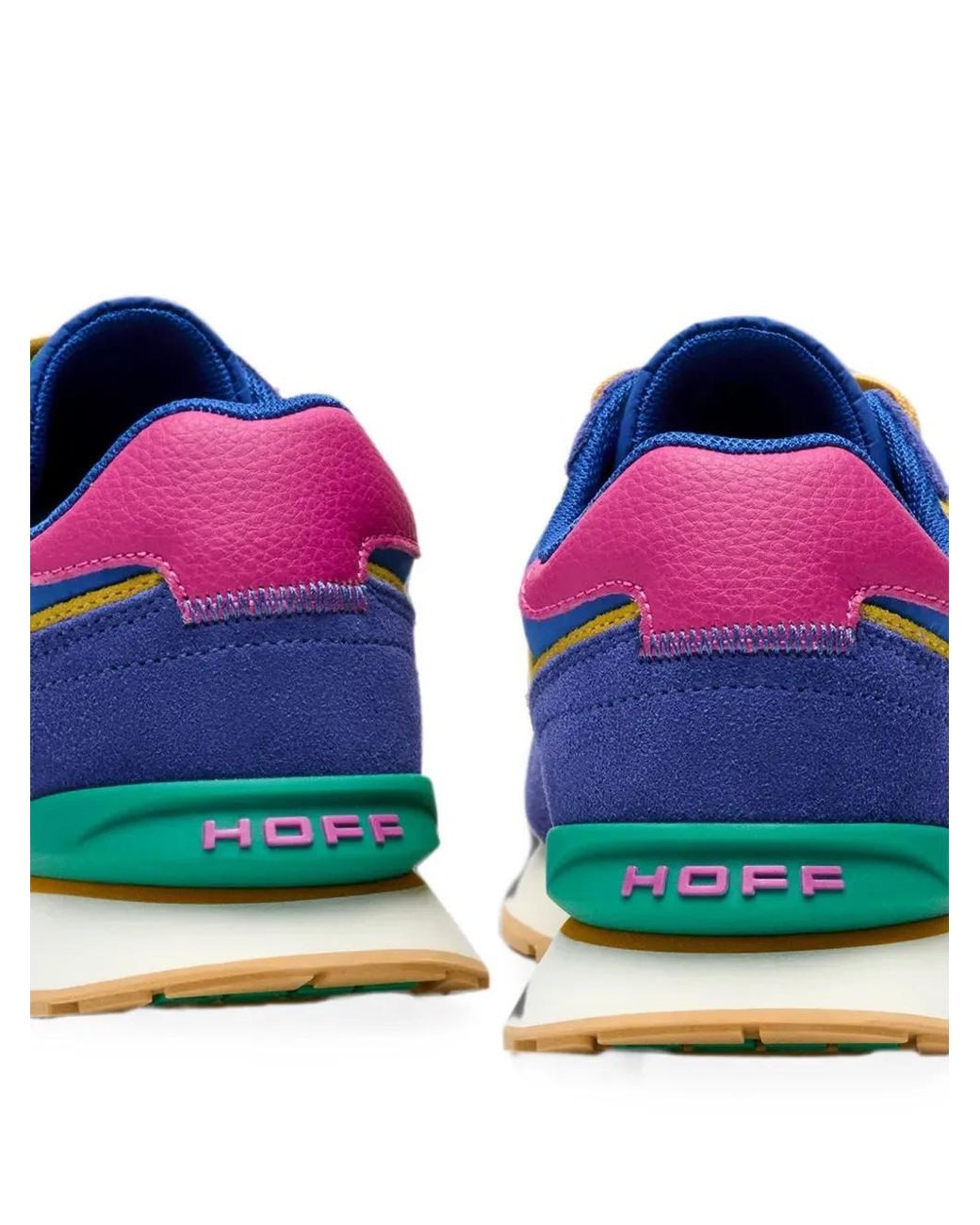 HOFF Blue City Dopamine Panelled Suede-Trim Sneakers