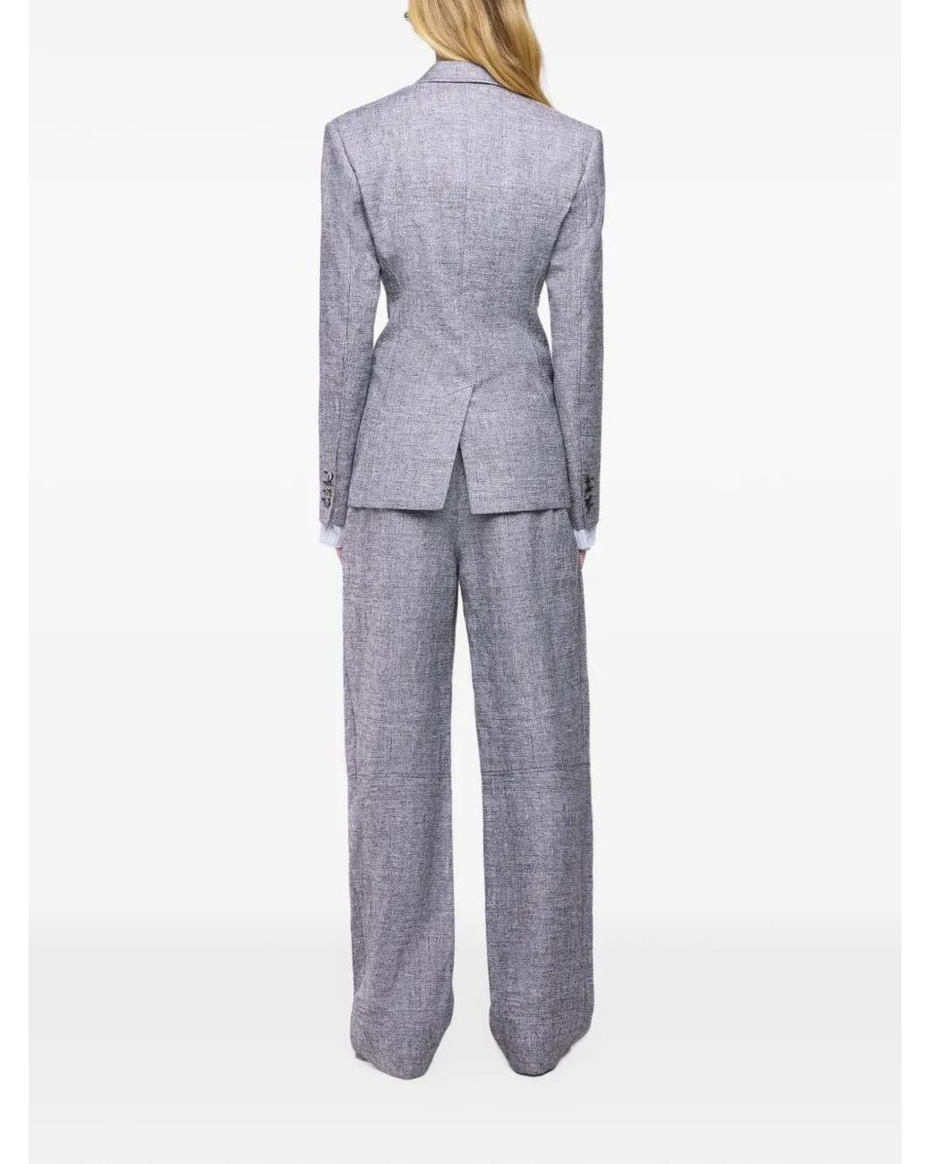 Rabanne Blue Tailored Blazer Jacket