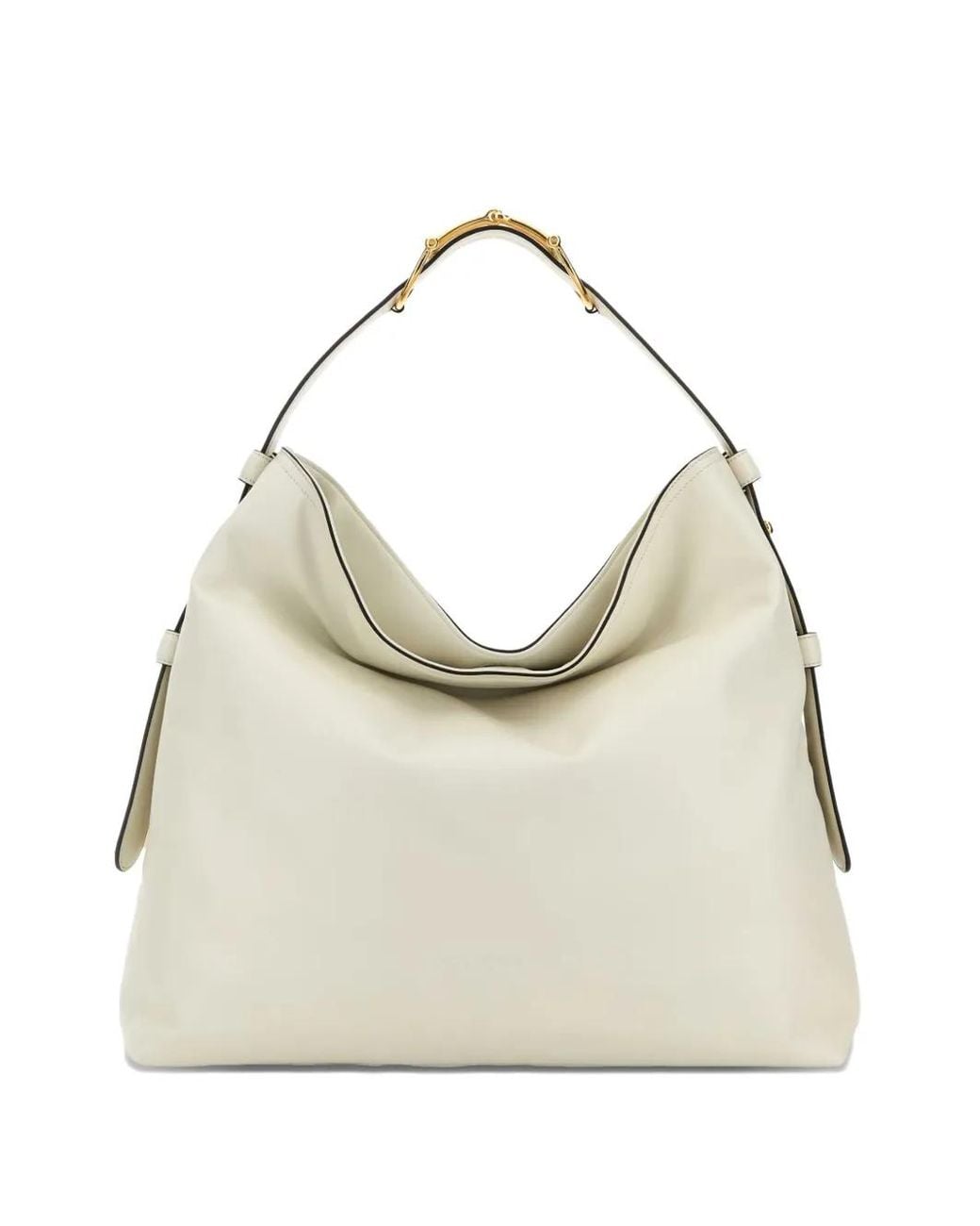 Gucci White Large Beatrix Leather Tote Bag