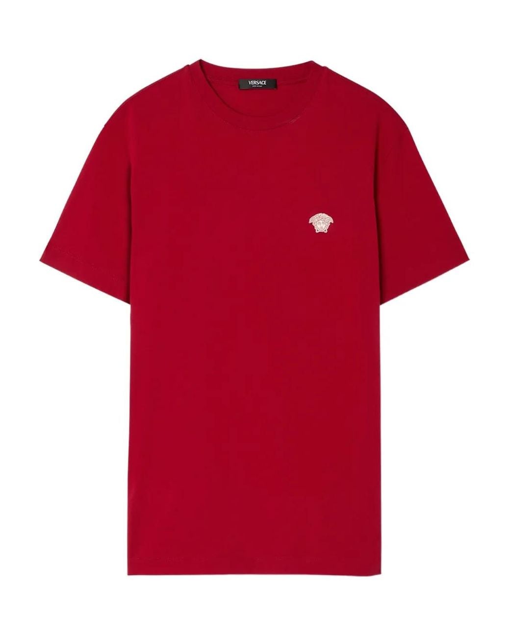 Versace Embroidered Cotton-Jersey T-Shirt for men