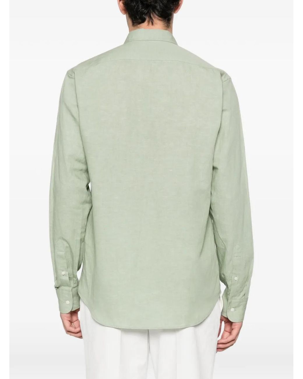Fursac Green Long-Sleeve Shirt for men