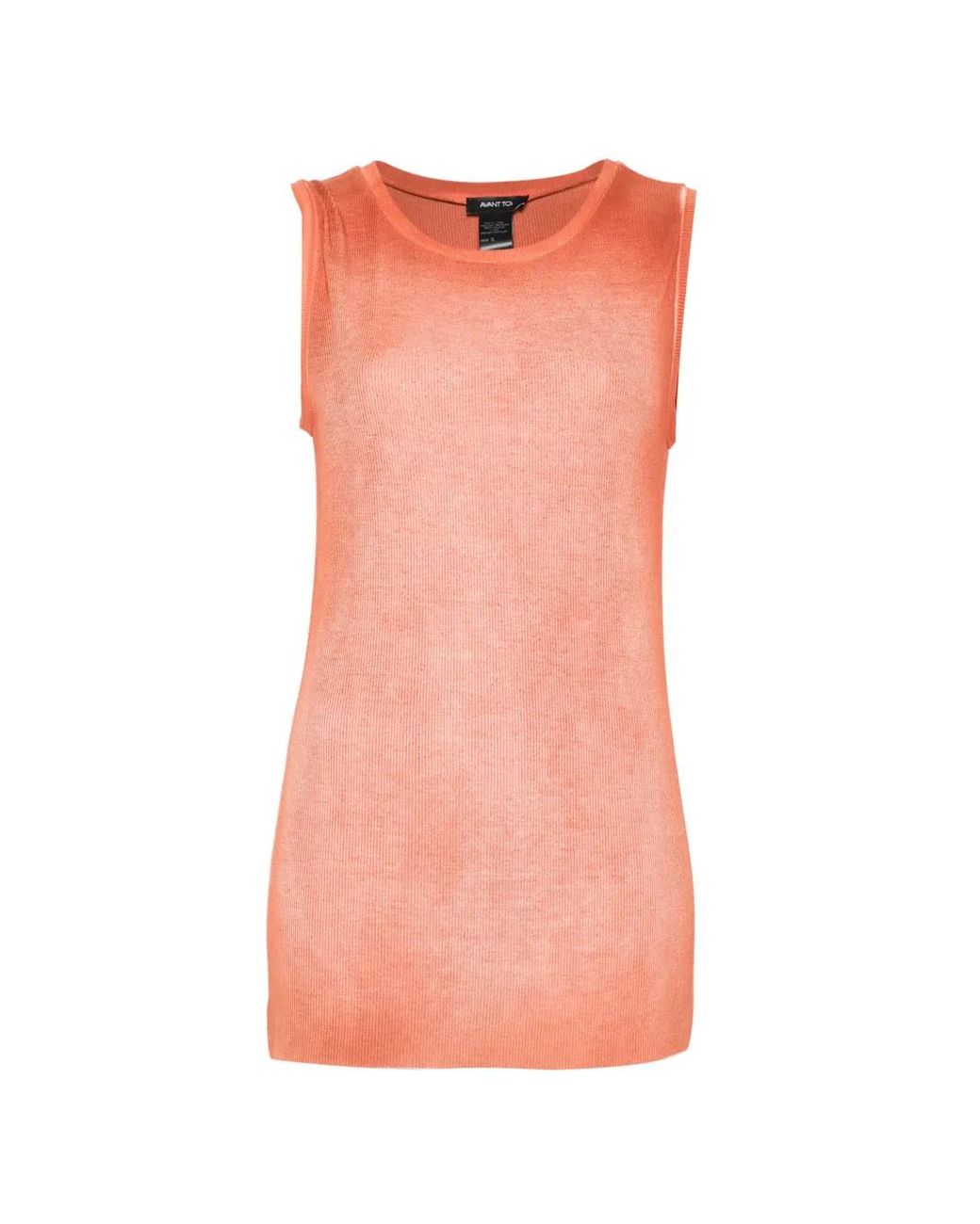 Avant Toi Pink Crew-Neck Vest