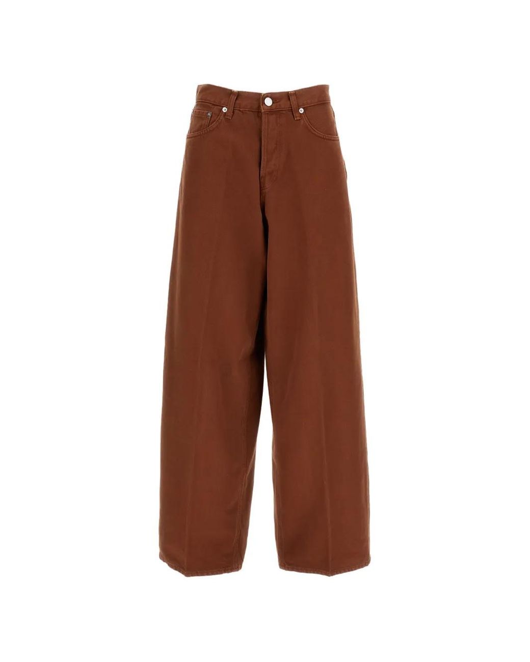 Haikure Brown Wide-Leg Jeans
