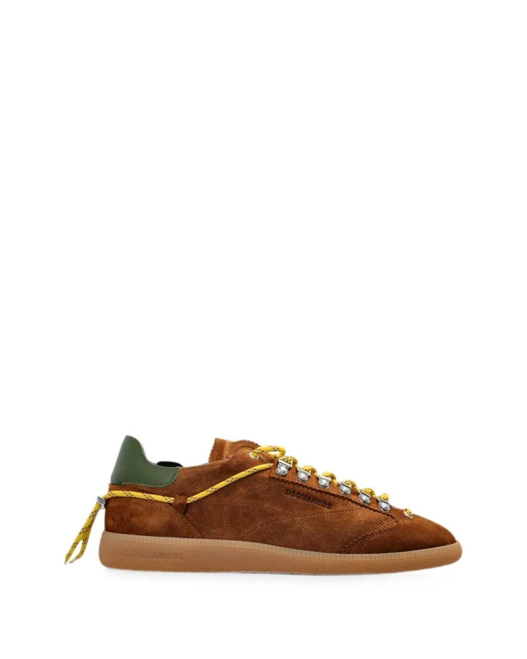 DSquared² Brown Rebel Suede Sneakers