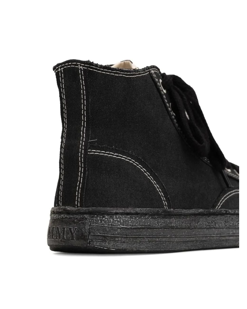 General Scale. Black Roy High-Top Sneakers for men