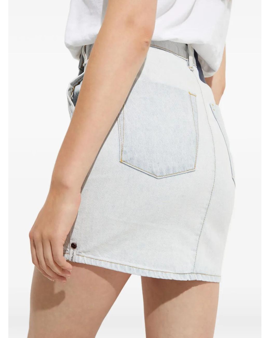 Minijupe Society One Teaspoon en coloris Blue