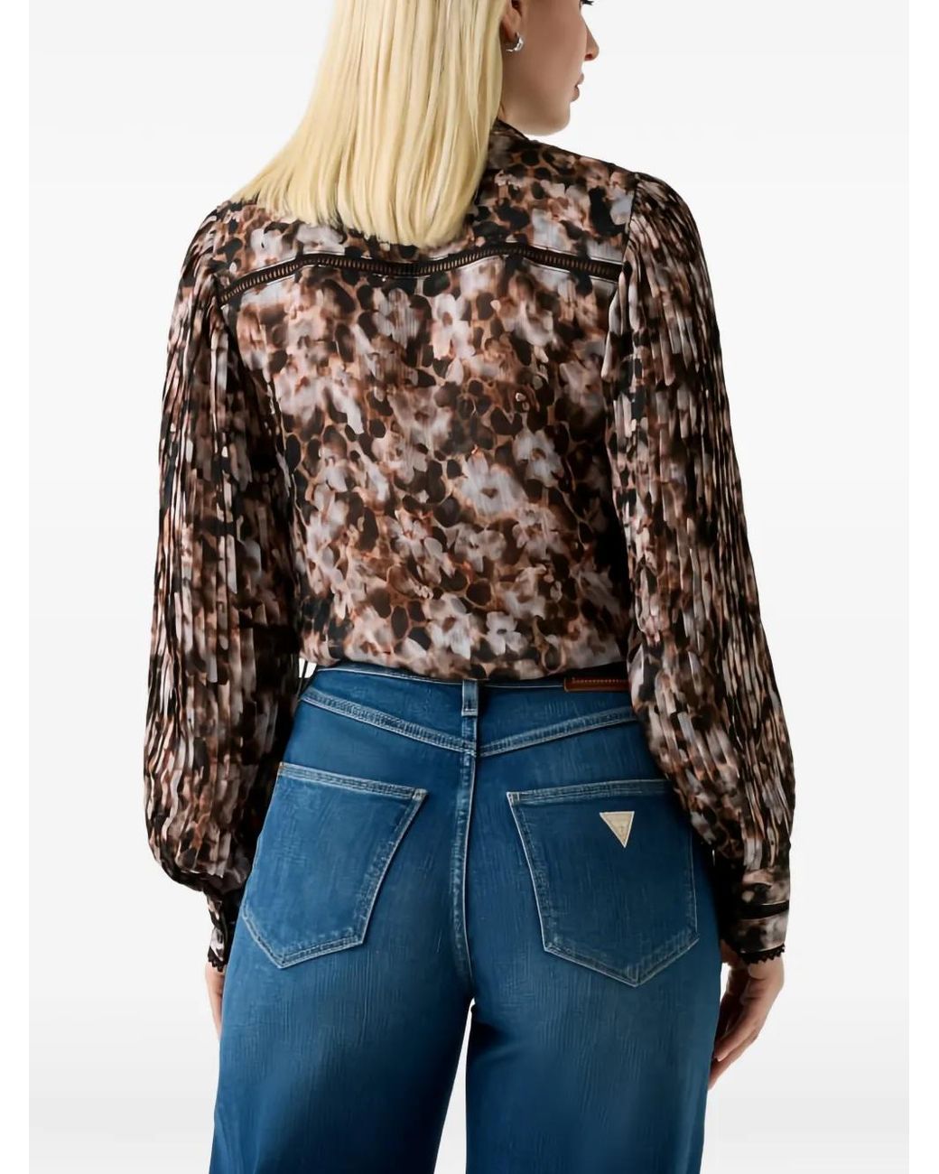 Guess Shirt Met Knopen in het Black