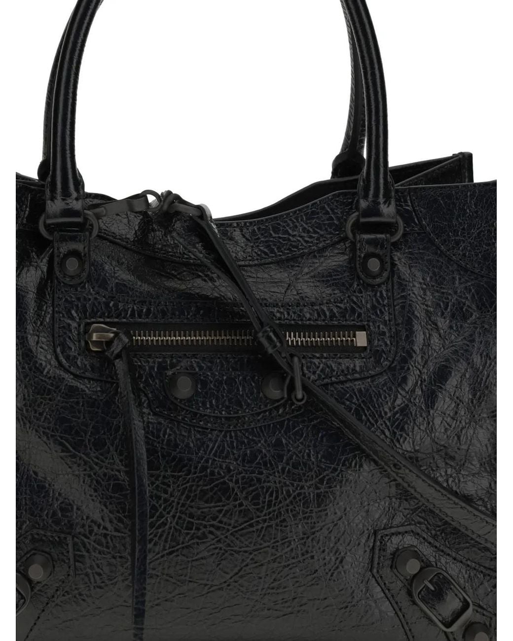 Balenciaga Black Le City Tote Bag Mini