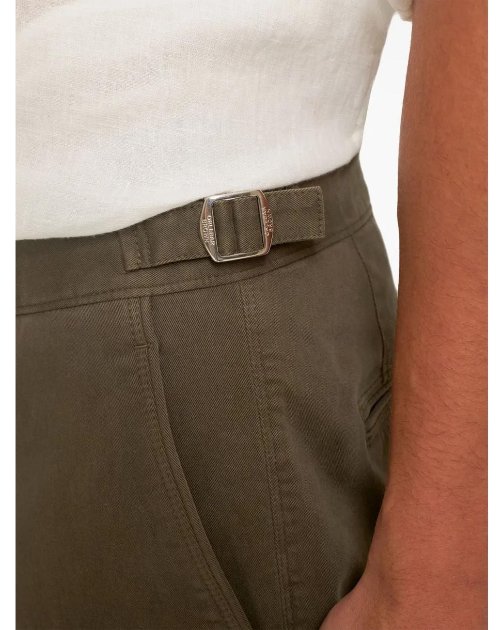 Orlebar Brown Green Fallon Tailored Trousers for men