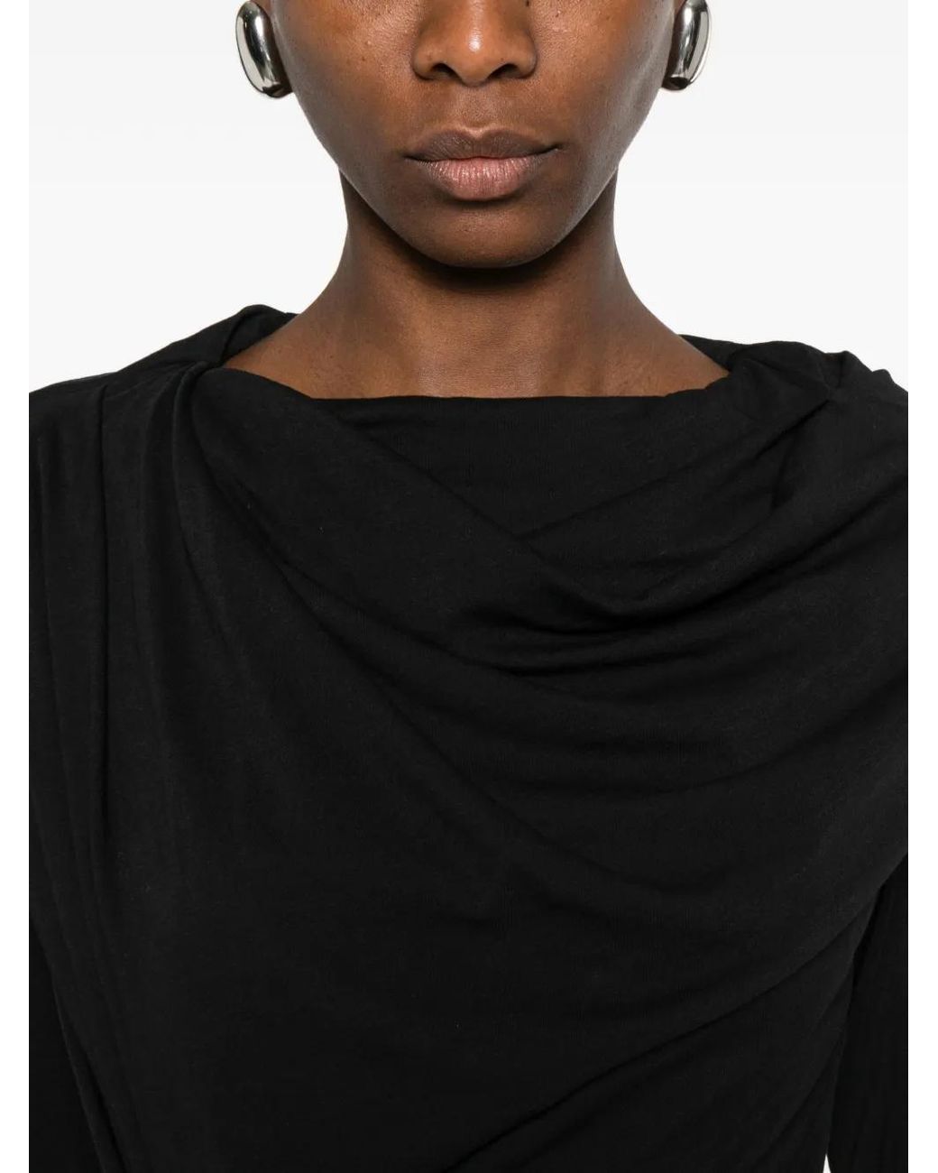 Entire studios Black Long-Sleeved T-Shirt