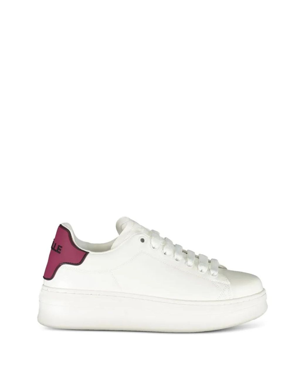 Gaelle Paris White Low Top Sneakers