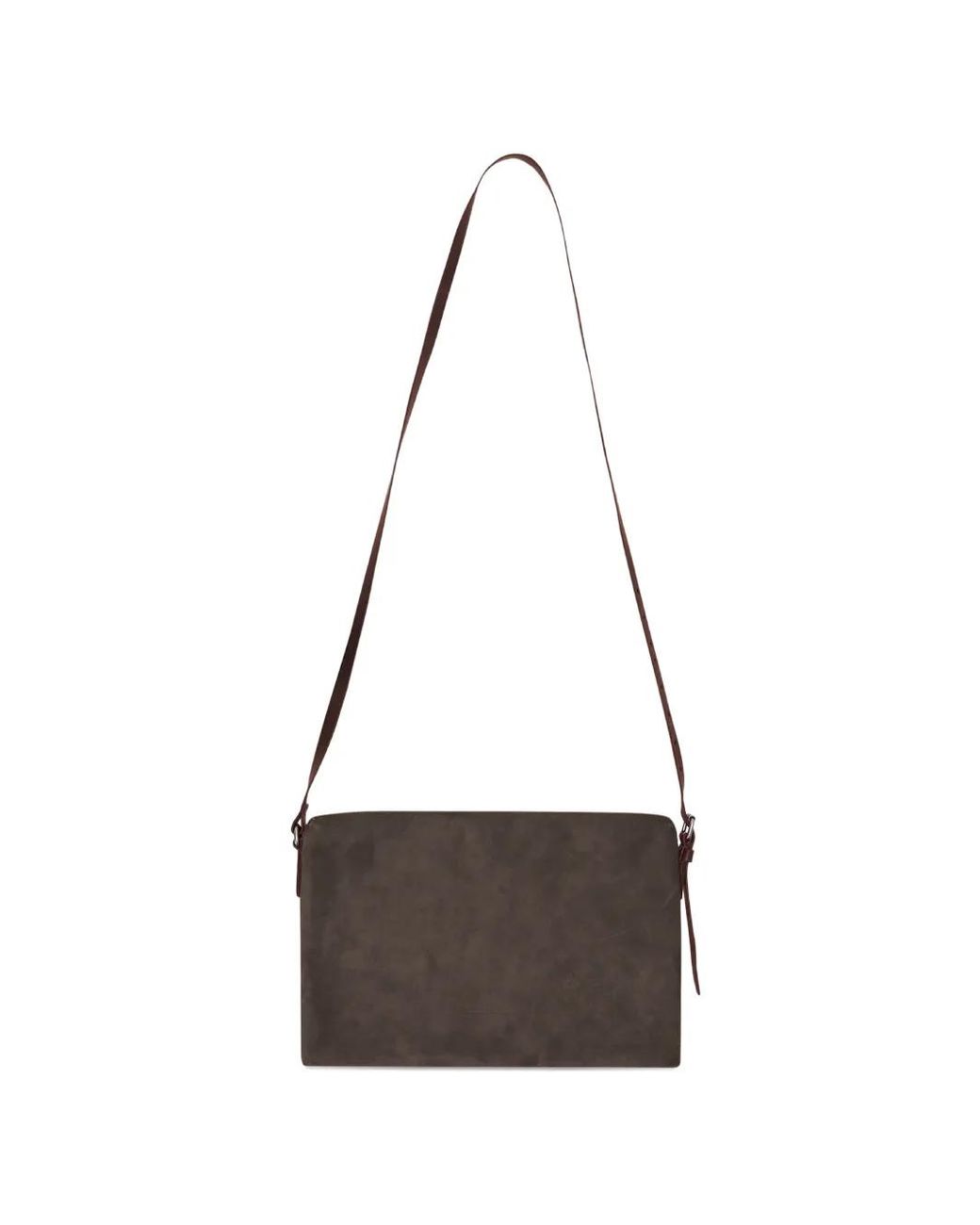 Dries Van Noten White Suede Cross Body Bag for men