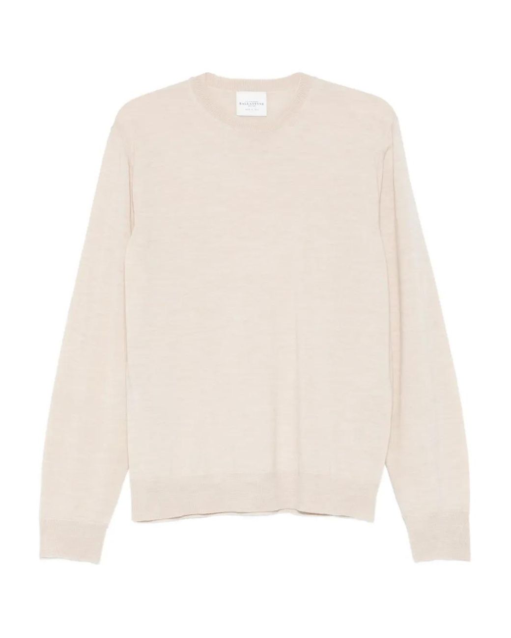 Ballantyne Klassischer Pullover in White für Herren
