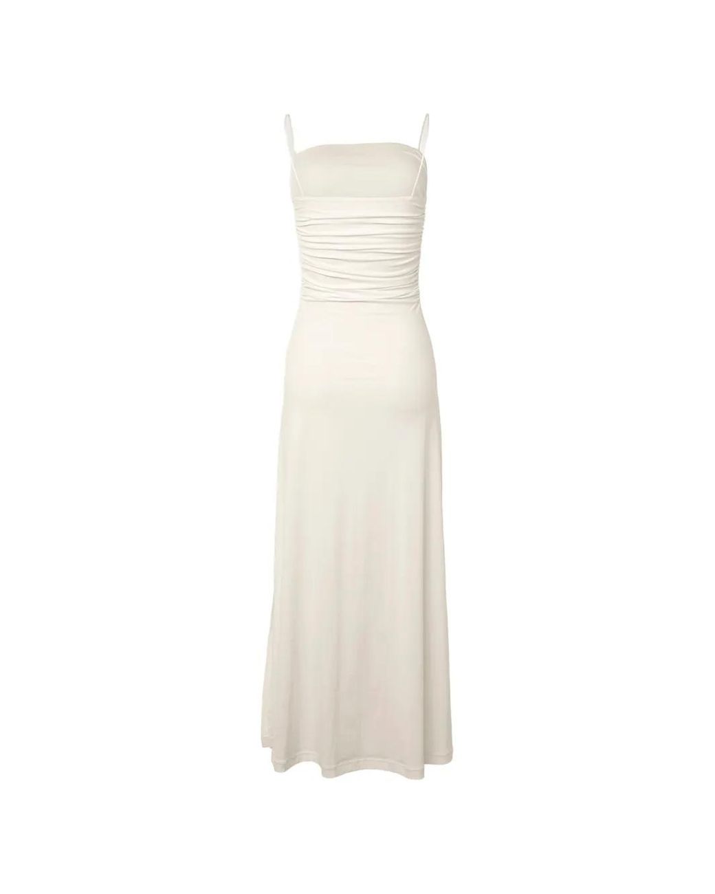 Wolford White Summer Flow Spaghetti-Strap Maxi Dress