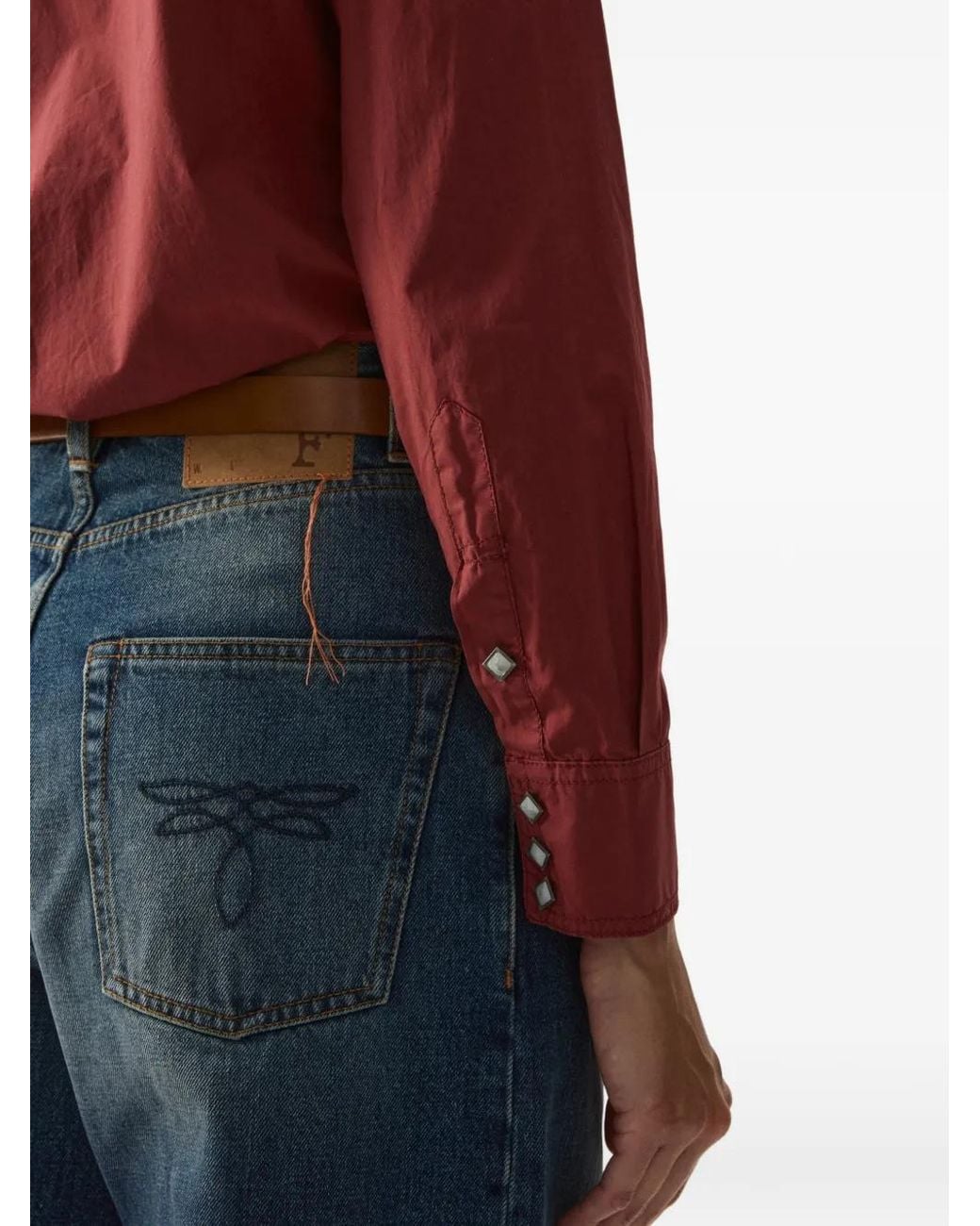 Fortela Red Toledo Western Shirt