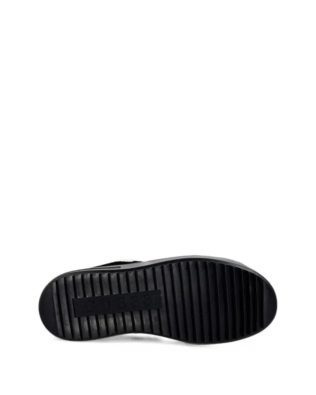 Guess Black Duena Logo-Plaque Platform Sneakers