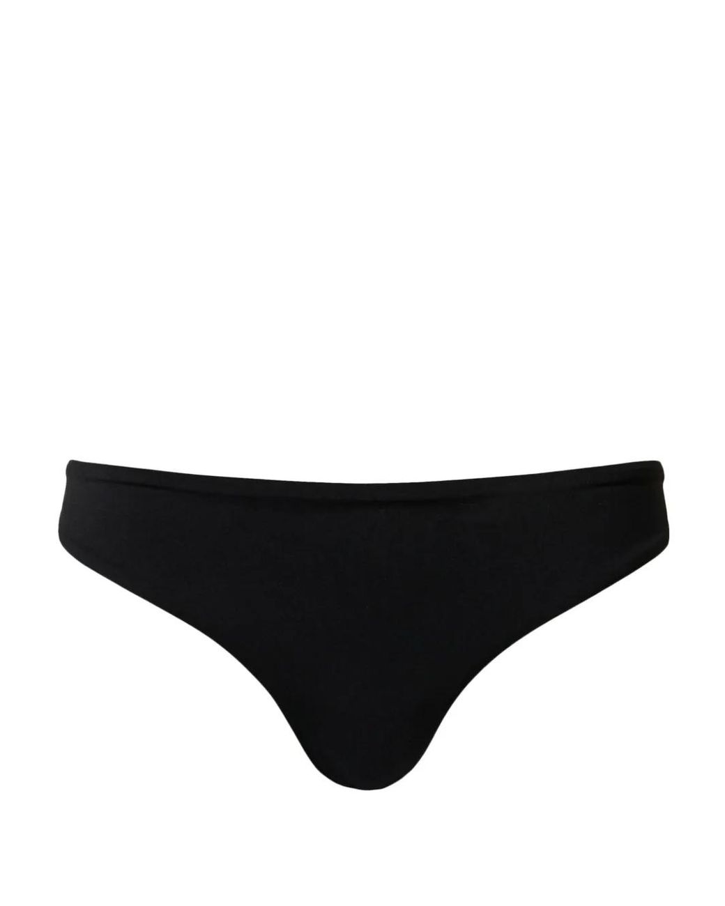 Twinset Black Charmeuse Thong Briefs