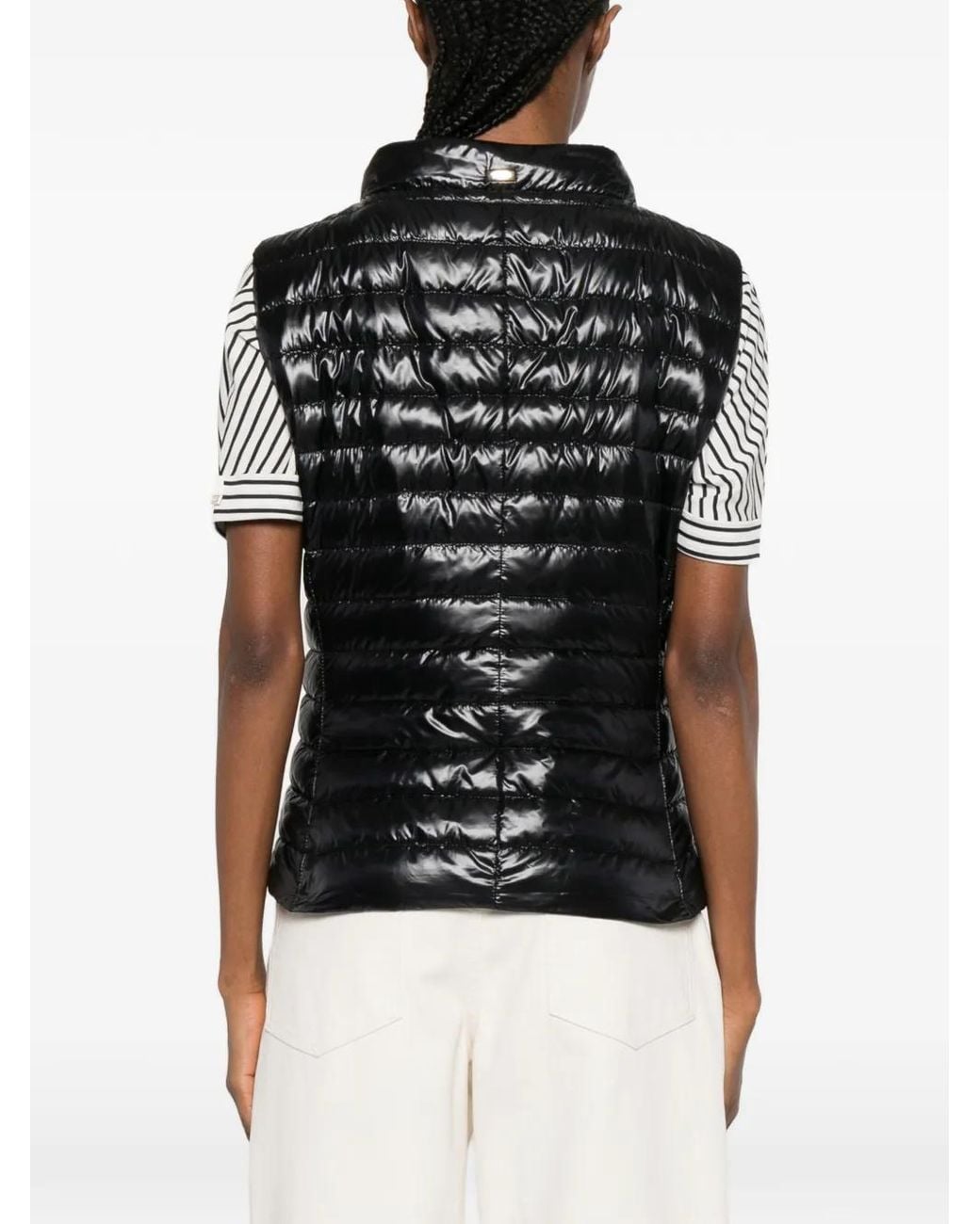 Herno Black 'Vera' Padded Vest