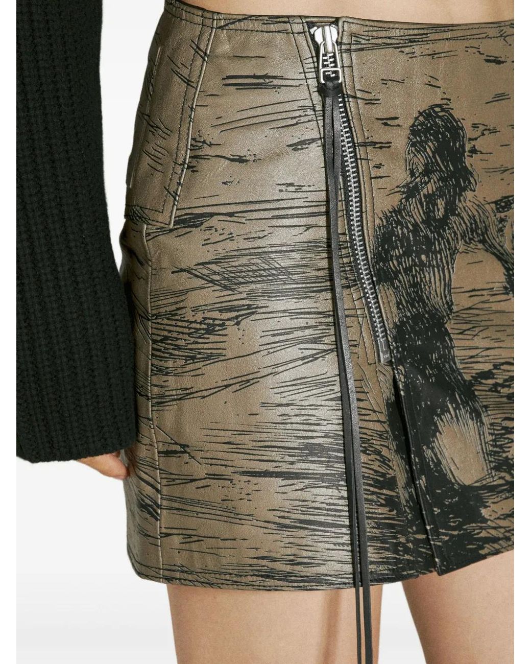 Eytys Black Rogue Mini Skirt